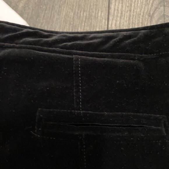 Altuzarra Black Velvet Boot Cut Pants Size 12 NWOT - Picture 10 of 12